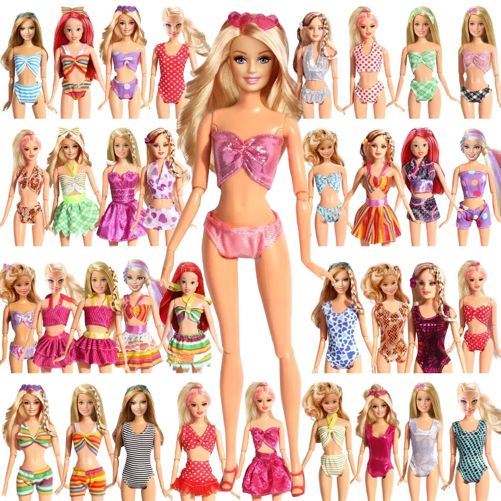 Handmade Mini Doll Clothes Bikini Set Swimwear Swimsuit For 11.5 IN Doll 5PCS Random
Handmade Mini Doll Clothes Bikini Set Swimwear Swimsuit For 11.5 IN Doll 5PCS Random