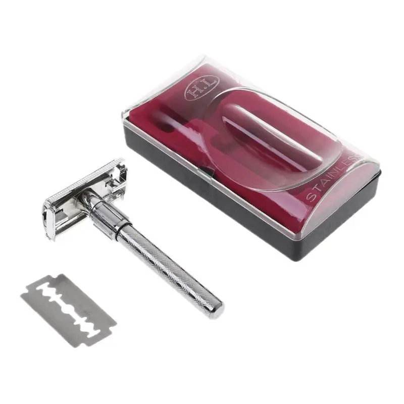 1 Set Safety Manual Razor Double Edge Blade Replacement Men Beard Trimming Facial Hair Mustache Remove Home Accessory
1 Set Safety Manual Razor Double Edge Blade Replacement Men Beard Trimming Facial Hair Mustache Remove Home Accessory