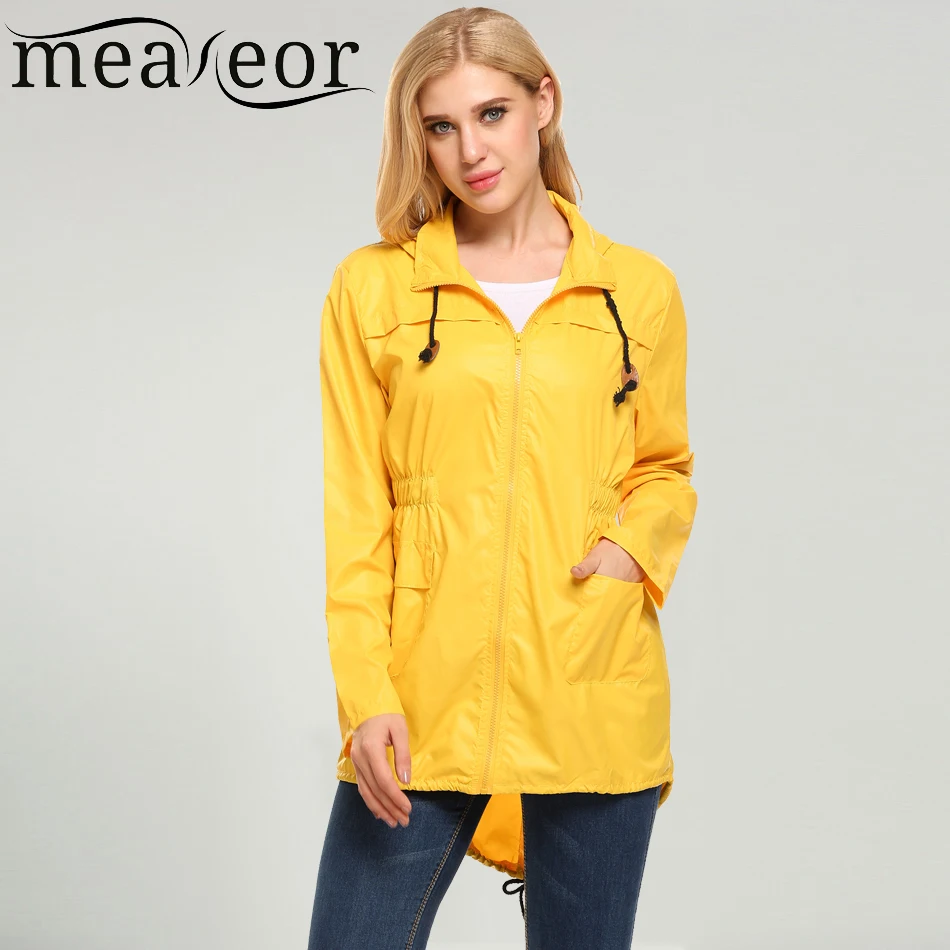 Meaneor Fashion Dot Print Raincoats Women Waterproof Jackets Fishtail Hooded Autumn Casual Jacket Rain Coat Windbreaker
Meaneor Fashion Dot Print Raincoats Women Waterproof Jackets Fishtail Hooded Autumn Casual Jacket Rain Coat Windbreaker