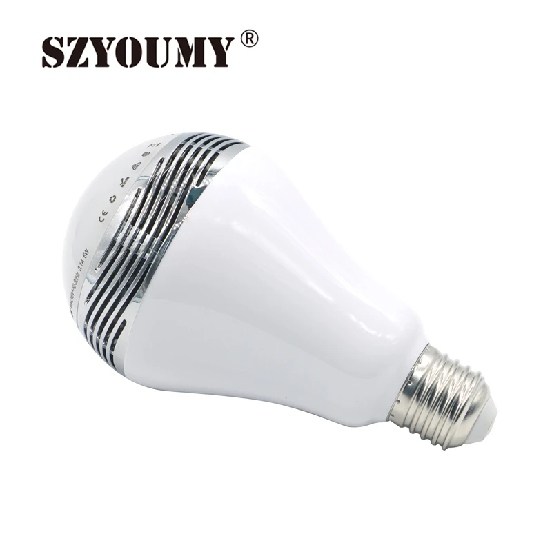 SZYOUMY Smart Bulb Bluetooth Speaker Bulb E27 LED RGB Light Wireless Music Bulb Lamp Color Changing via WiFi App Control
SZYOUMY Smart Bulb Bluetooth Speaker Bulb E27 LED RGB Light Wireless Music Bulb Lamp Color Changing via WiFi App Control