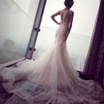 New Style 2019 Wedding Celebrity Backless Bandage Dress Sexy Women Sleeveless Mermaid Lace Beach Style Party Dresses Wholesale
New Style 2019 Wedding Celebrity Backless Bandage Dress Sexy Women Sleeveless Mermaid Lace Beach Style Party Dresses Wholesale