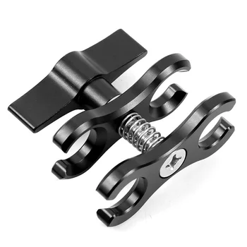 MINIFOCUS 1" Inch Standard Ball Clamp Butterfly Clip with cut outs for the 1" Ball Underwater Photography Light Arm System
MINIFOCUS 1" Inch Standard Ball Clamp Butterfly Clip with cut outs for the 1" Ball Underwater Photography Light Arm System
