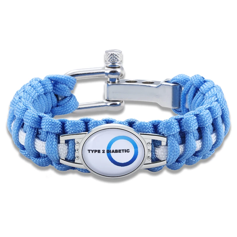 Hyung Pune Adjustable Type 2 Diabetic Medical Alert Paracord Bracelet Survival Bracelet For Men Women xmd037
Hyung Pune Adjustable Type 2 Diabetic Medical Alert Paracord Bracelet Survival Bracelet For Men Women xmd037