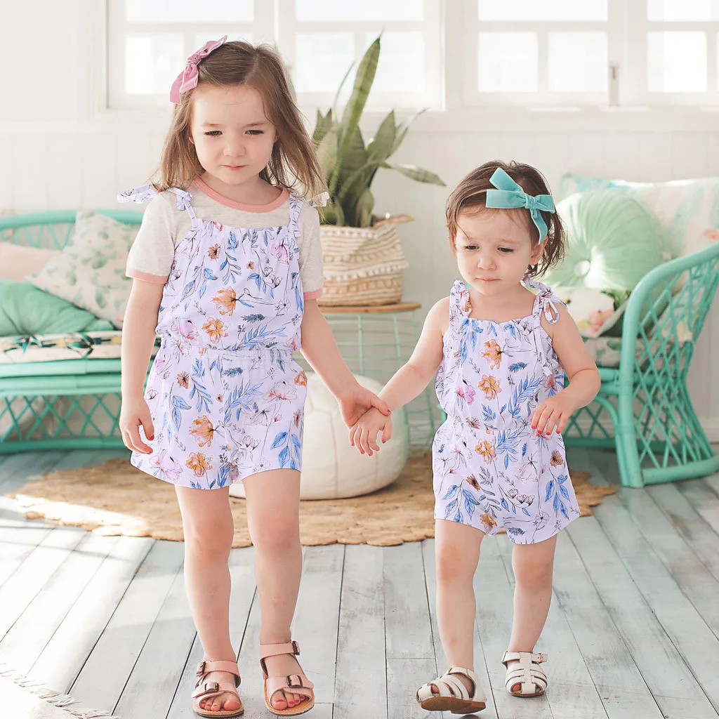 Toddler Kids Baby Girls clothes set Strap Floral Romper Bodysuit Clothes Sunsuit Summerbaby Girls clothes set supplies
Toddler Kids Baby Girls clothes set Strap Floral Romper Bodysuit Clothes Sunsuit Summerbaby Girls clothes set supplies