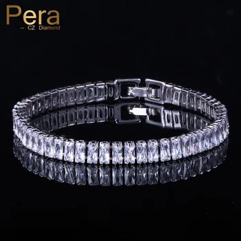 Pera High Quality AAA + Zirconia Stone Micro Pave Fashion Women Big Baguette Bracelet For Daily Party Jewelry Accessories B138
Pera High Quality AAA + Zirconia Stone Micro Pave Fashion Women Big Baguette Bracelet For Daily Party Jewelry Accessories B138