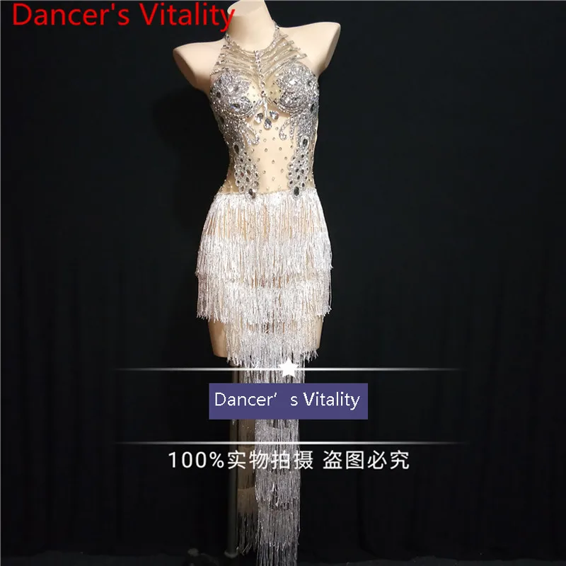 Host Singer DJ Model Photography Sheer Perspective Diamond Long Tassel Catsuit Stage Wear Women Adult Performance Suit
Host Singer DJ Model Photography Sheer Perspective Diamond Long Tassel Catsuit Stage Wear Women Adult Performance Suit