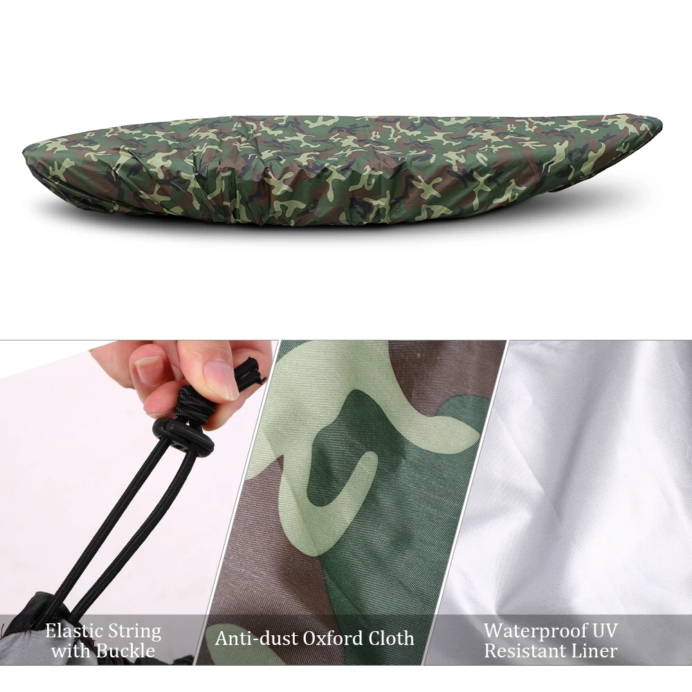 Professional Universal Kayak Cover Canoe Boat Waterproof UV Resistant Dust Storage Cover Shield Kayak Boat Canoe Storage Cover
Professional Universal Kayak Cover Canoe Boat Waterproof UV Resistant Dust Storage Cover Shield Kayak Boat Canoe Storage Cover
