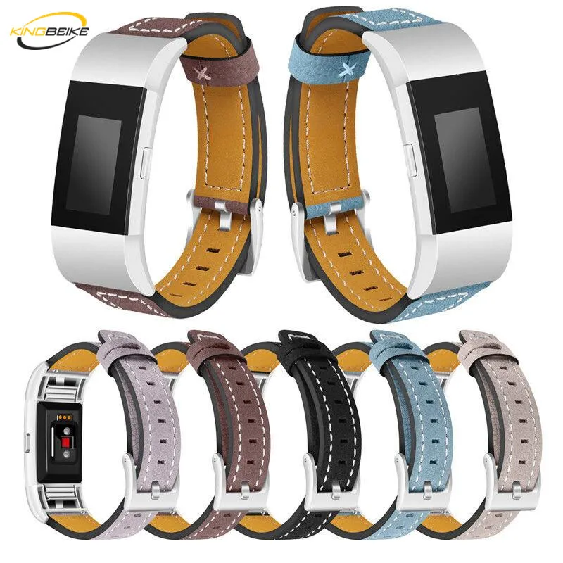 KINGBEIKE 5 Colors Soft Durable Leather Watchband For Fitbit Charge2 Smart Watch Band Replacement sport Bracelet Wrist Strap
KINGBEIKE 5 Colors Soft Durable Leather Watchband For Fitbit Charge2 Smart Watch Band Replacement sport Bracelet Wrist Strap