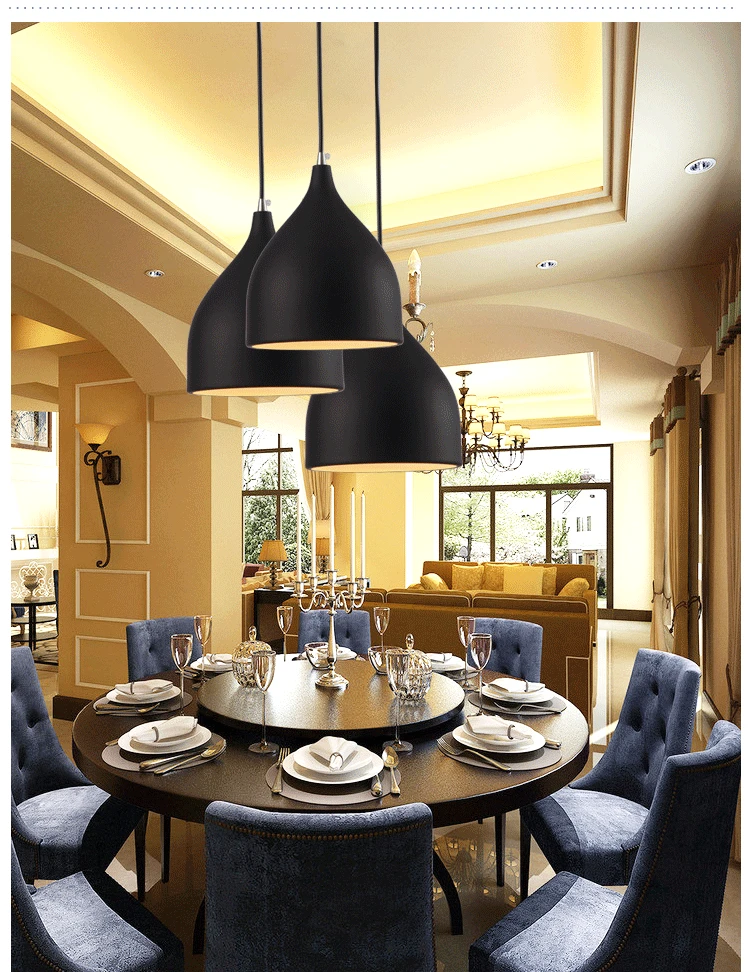 Modern simple dining room droplight personality three head balcony pendant bar creative restaurant office aluminum chandeliers
Modern simple dining room droplight personality three head balcony pendant bar creative restaurant office aluminum chandeliers