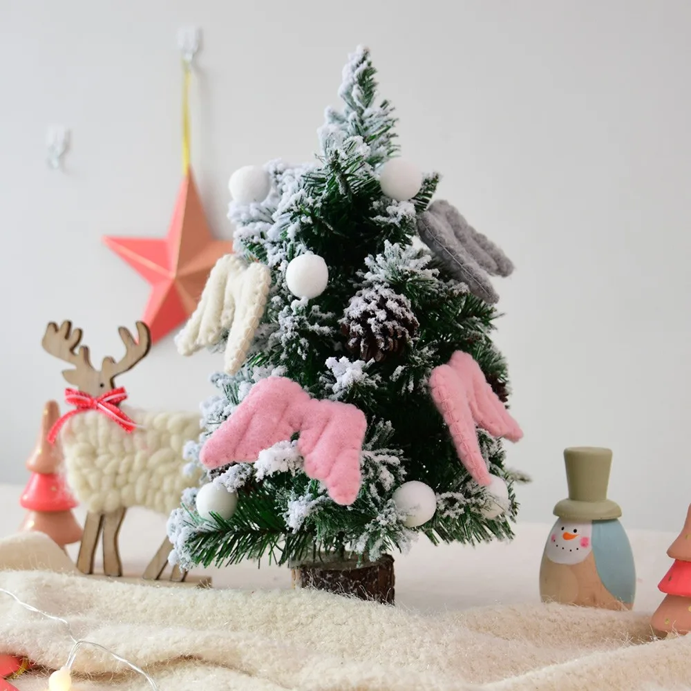 Christmas tree pendant hanging home ornament Angel wings Felt decoration Christmas Decoration for Home Xmas Party New Year
Christmas tree pendant hanging home ornament Angel wings Felt decoration Christmas Decoration for Home Xmas Party New Year