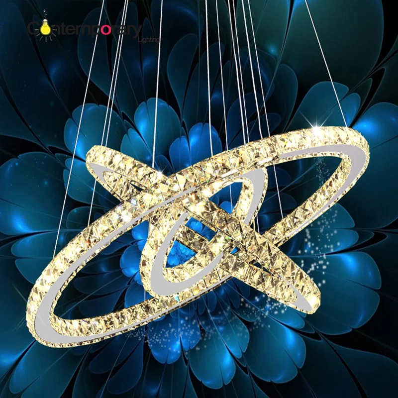 modern crystal pendant light Circle Suspension dining room hanging lamp Diamond Ring LED lights Cristal Lustre de sala lighting
modern crystal pendant light Circle Suspension dining room hanging lamp Diamond Ring LED lights Cristal Lustre de sala lighting