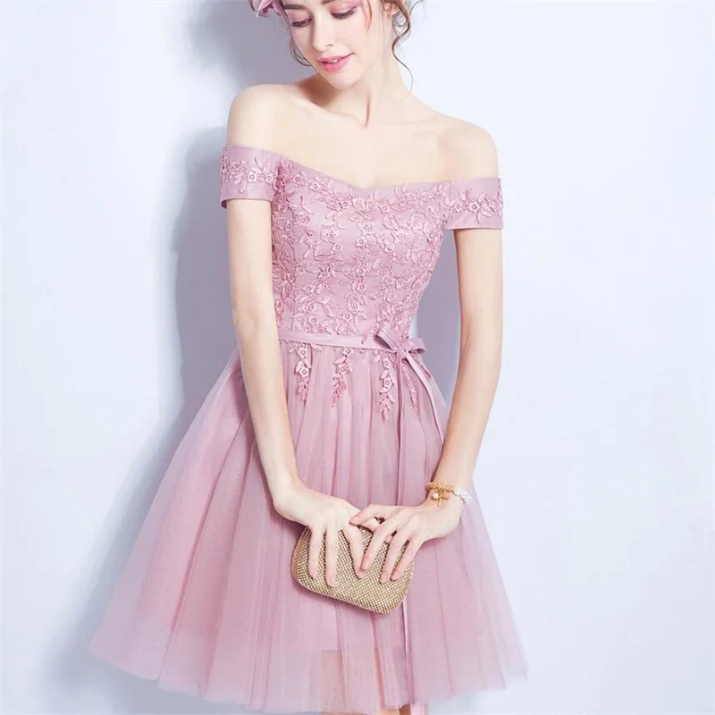 New Short Evening Dresses Elegant Off the Shoulder Bride Gown Women Girls Ball Prom Party Homecoming/Graduation Formal Dress
New Short Evening Dresses Elegant Off the Shoulder Bride Gown Women Girls Ball Prom Party Homecoming/Graduation Formal Dress