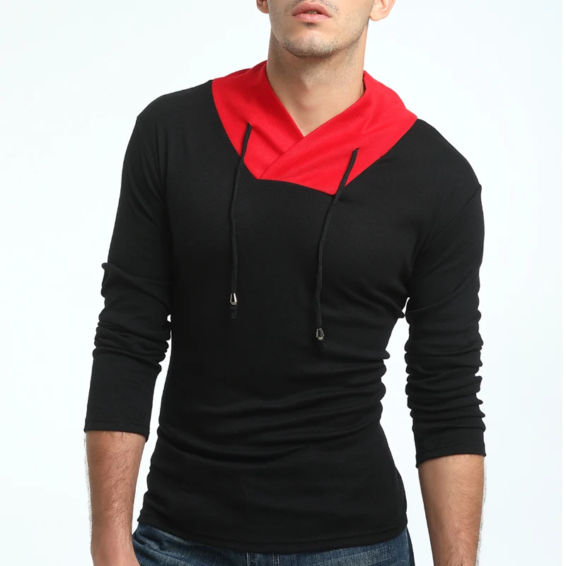 2018 Fashion Brand Turtleneck Slim Fit Long Sleeve T Shirt Men Fitness Fitness Camiseta Patchwork Men T -Shirt Cotton T Shirts
2018 Fashion Brand Turtleneck Slim Fit Long Sleeve T Shirt Men Fitness Fitness Camiseta Patchwork Men T -Shirt Cotton T Shirts