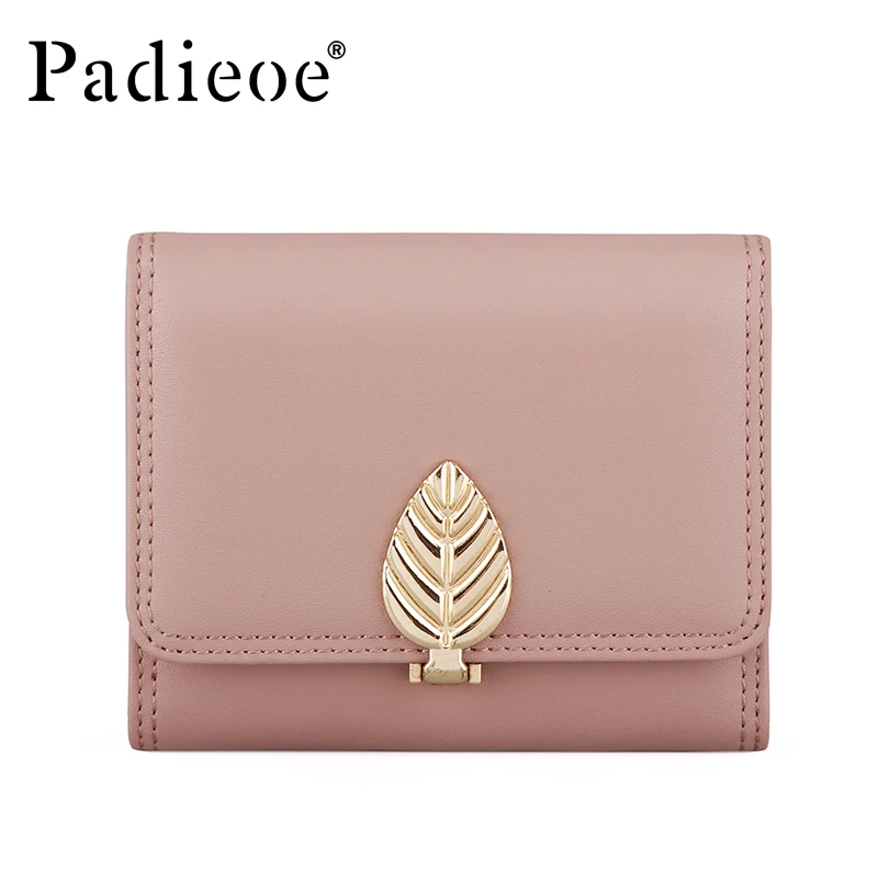 Padieoe 2018 Fashion Women Hasp Short Leaf lock Leather Wallet Female Card&Photo Holder Lady Wallet Designer Money Cash Purse
Padieoe 2018 Fashion Women Hasp Short Leaf lock Leather Wallet Female Card&Photo Holder Lady Wallet Designer Money Cash Purse