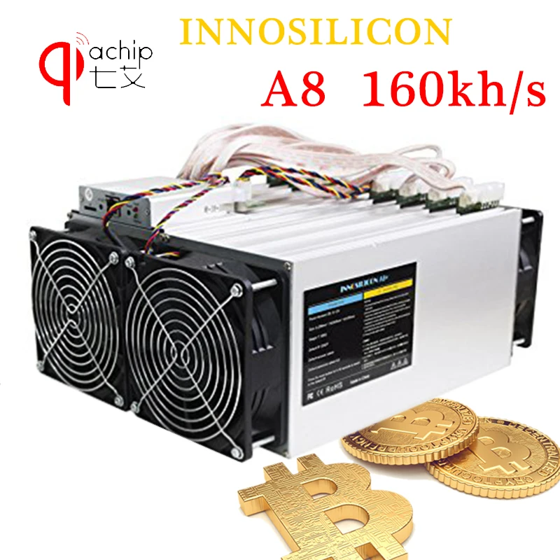 QIACHIP Innosilicon A8 CryptoMaster 160kh/s 350W ASIC mining machine Without PSU power supply
QIACHIP Innosilicon A8 CryptoMaster 160kh/s 350W ASIC mining machine Without PSU power supply