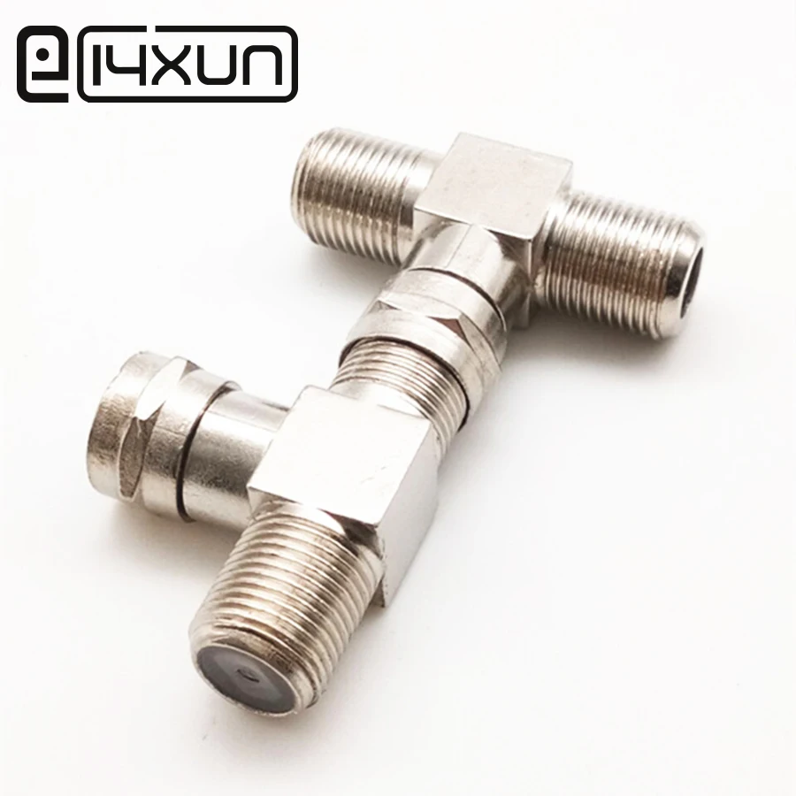 2pcs 2 in 1 F Head TV Male Plug to Female jack Closed-circuit Joint Plug Right Angle Antennas TV Coaxial Plugs Adapter Connector
2pcs 2 in 1 F Head TV Male Plug to Female jack Closed-circuit Joint Plug Right Angle Antennas TV Coaxial Plugs Adapter Connector