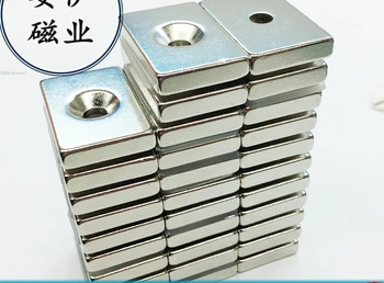 30*20*5 NdFeB Magnet 30x20x5 mm with5MM Screw Countersunk Hole Block N42 Neodymium Rare Earth Permanent Magnet 30*20*5-5 
30*20*5 NdFeB Magnet 30x20x5 mm with5MM Screw Countersunk Hole Block N42 Neodymium Rare Earth Permanent Magnet 30*20*5-5