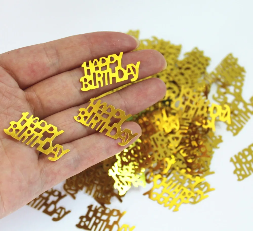 50g Girl kids 1st 16th 80th birthday party table decoration 30*15mm Gold GLITZ HAPPY BIRHTDAY Foil Sprinkles METALLIC CONFETTI
50g Girl kids 1st 16th 80th birthday party table decoration 30*15mm Gold GLITZ HAPPY BIRHTDAY Foil Sprinkles METALLIC CONFETTI