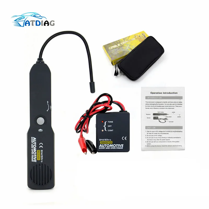Best Car Automotive Short & Open Finder EM415PRO Car Short Circuit Detector Car Repair Tool detector Track the cables or wires
Best Car Automotive Short & Open Finder EM415PRO Car Short Circuit Detector Car Repair Tool detector Track the cables or wires