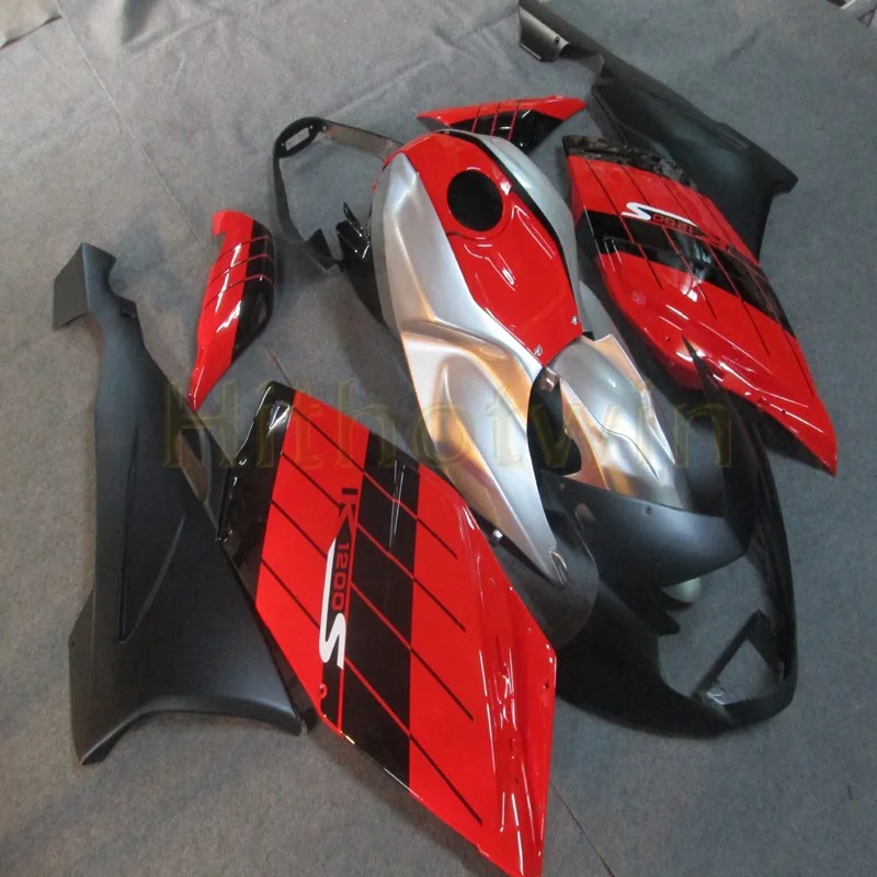 Screws+Custom red black motorcycle fairings for BMW K1200S 2005 2006 2007 2008 body kit
Screws+Custom red black motorcycle fairings for BMW K1200S 2005 2006 2007 2008 body kit