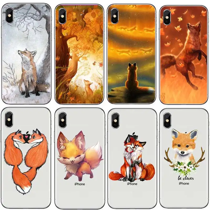 The Fox Soft Silicone TPU Case Cover For iPhone XS Max 8 8Plus 7 7Plus 6 6SPlus 5S SE XR Cute fox cartoon cover.
The Fox Soft Silicone TPU Case Cover For iPhone XS Max 8 8Plus 7 7Plus 6 6SPlus 5S SE XR Cute fox cartoon cover.