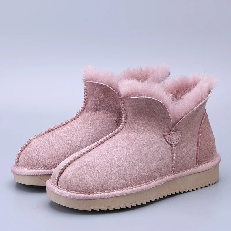 Suitable for cold winter warmth comfortable and casual lazy shoes women's snow boots sheepskin with wool winter women's shoes
Suitable for cold winter warmth comfortable and casual lazy shoes women's snow boots sheepskin with wool winter women's shoes