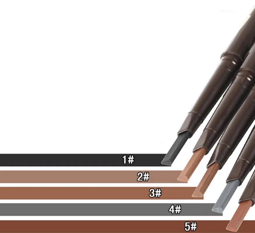 5 Colors Eyebrow Pencil Waterproof & Brush Eye Brow Liner Makeup Pen For Girl's Best Gift New | Красота и здоровье