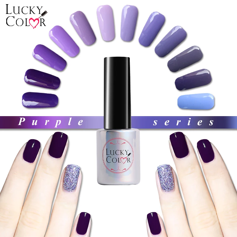 Purple Gel Nail Polish High Quality Long-lasting Soak Off UV LED 10ML/Bottle 12 Colors Pure Nail Art Tool
Purple Gel Nail Polish High Quality Long-lasting Soak Off UV LED 10ML/Bottle 12 Colors Pure Nail Art Tool