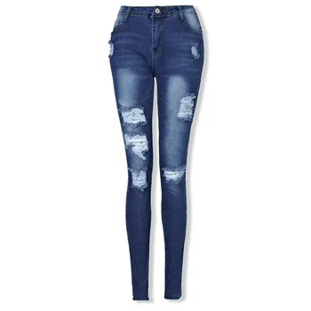 2019 Blue Hole Jeans Women Destroyed Ripped Distressed Pencil Pants High Waist Denim Pants Skinny Long Trousers
2019 Blue Hole Jeans Women Destroyed Ripped Distressed Pencil Pants High Waist Denim Pants Skinny Long Trousers
