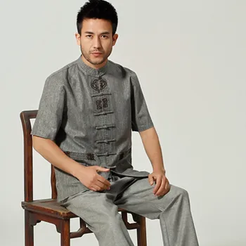 New Style Chinese Men Summer Leisure Shirt High Quality Cotton Linen Kung Fu Tai Chi Shirts Plus Size M L XL XXL XXXL M061301
New Style Chinese Men Summer Leisure Shirt High Quality Cotton Linen Kung Fu Tai Chi Shirts Plus Size M L XL XXL XXXL M061301