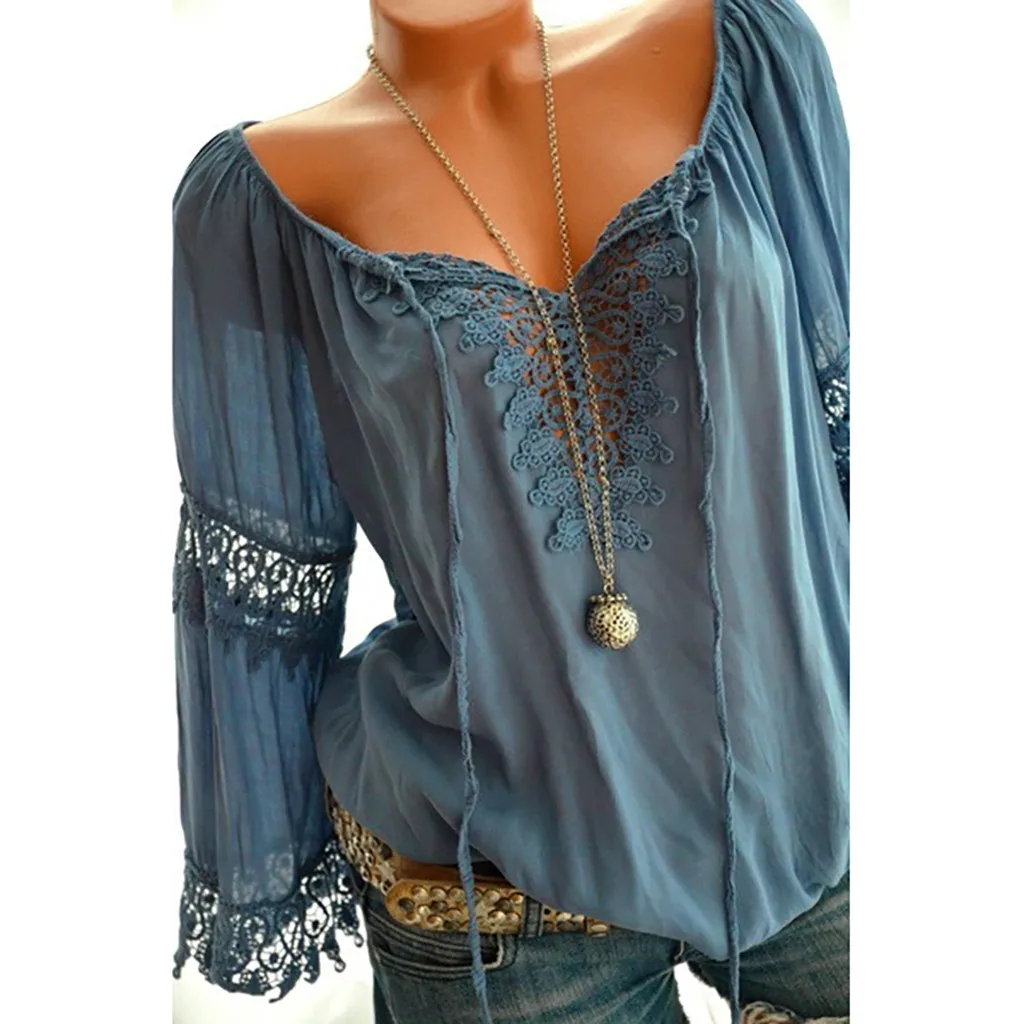 Fashion Plus 5Xl Large Size Blouse Women Off Shoulder Top Cotton Linen Lace Frenulum Long Sleeves Women Tops Chemisier Femme
Fashion Plus 5Xl Large Size Blouse Women Off Shoulder Top Cotton Linen Lace Frenulum Long Sleeves Women Tops Chemisier Femme