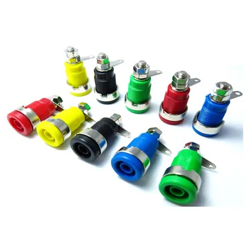 20pcs/lot 4mm Coopper Banana Jack Terminal Panel Socket Terminals Test Instrumentation 5 Color for Choice
20pcs/lot 4mm Coopper Banana Jack Terminal Panel Socket Terminals Test Instrumentation 5 Color for Choice