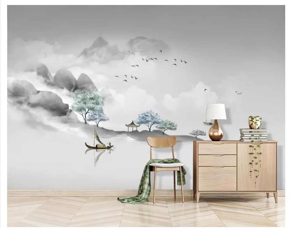 beibehang New Chinese wall papers home decor style hand-painted abstract lines ink artistic landscape fashion silky 3d wallpaper
beibehang New Chinese wall papers home decor style hand-painted abstract lines ink artistic landscape fashion silky 3d wallpaper