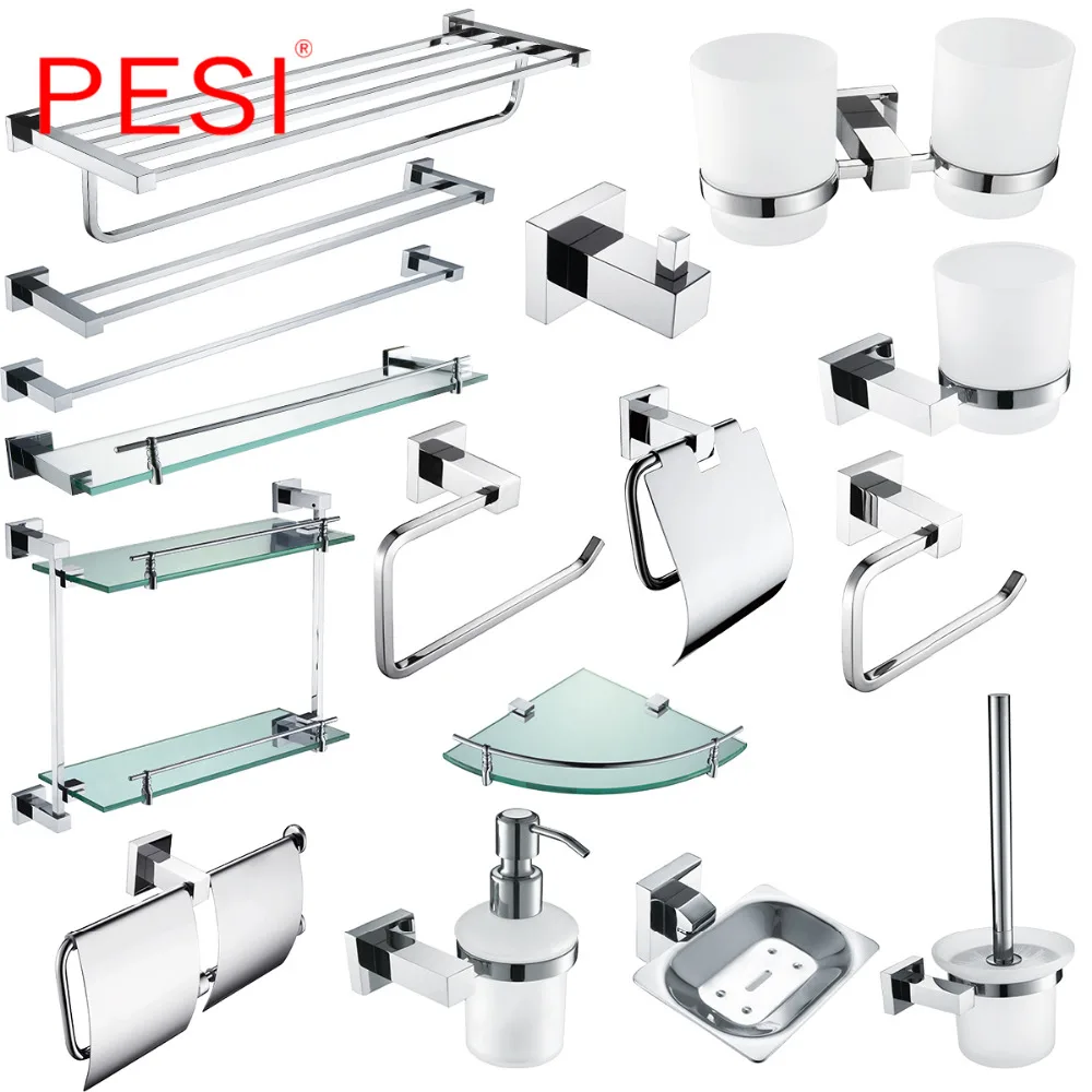 All Brass Bathroom Accessories Hardware Set Robe Coat Hook Towel Rail Rack Bar Shelf Paper Holder Toothbrush Holder ,Chrome.
All Brass Bathroom Accessories Hardware Set Robe Coat Hook Towel Rail Rack Bar Shelf Paper Holder Toothbrush Holder ,Chrome.