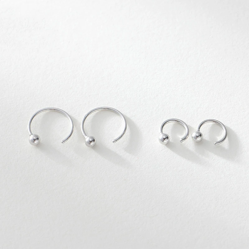 No Ear Plug Personalized 925 Sterling Silver Minimalist Stud Earrings For Women Round Bead Bean Straight Stick Hipster Jewelry
No Ear Plug Personalized 925 Sterling Silver Minimalist Stud Earrings For Women Round Bead Bean Straight Stick Hipster Jewelry