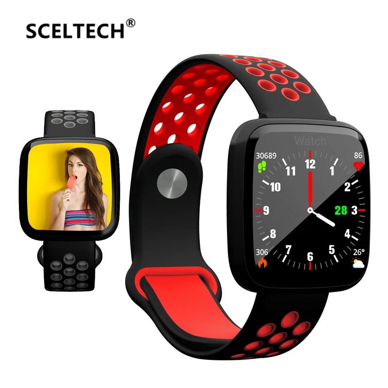 SCELTECH F15 Smart Watch Blood Pressure Heart Rate Monitor Bracelet IP67 Waterproof Activity Tracker Smartwatch Remote Control |
