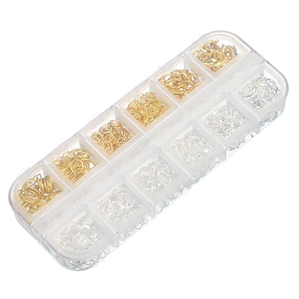 1Box Jewelry Findings Lobster Clasp/Open Rings/Single Rings Jewelry Making Supplies Handmade Necklace Bracelet Accessories Set
1Box Jewelry Findings Lobster Clasp/Open Rings/Single Rings Jewelry Making Supplies Handmade Necklace Bracelet Accessories Set