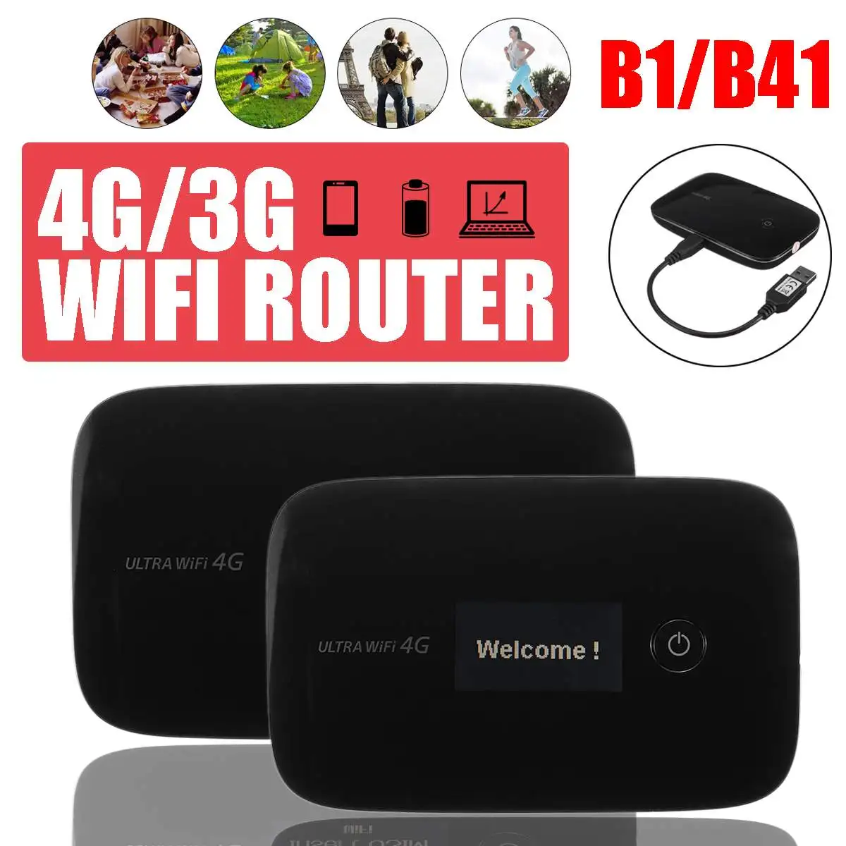 LEORY Lte Pocket Wireless Wifi Router Car Mobile Wifi Hotspot Wireless Modem Router 4G With Sim Card Slot
LEORY Lte Pocket Wireless Wifi Router Car Mobile Wifi Hotspot Wireless Modem Router 4G With Sim Card Slot