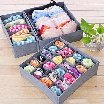 Basupply 3Pcs/set Underwear Storage Box For Ties Socks Shorts Bra Organizer Divider Drawer Lidded Underwear Closet Organizer
Basupply 3Pcs/set Underwear Storage Box For Ties Socks Shorts Bra Organizer Divider Drawer Lidded Underwear Closet Organizer