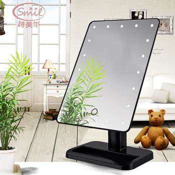 Hot Fashion Touch screen LED table Mirror Professional Makeup Mirror women lady Cosmetic mirror makeup tool(black or white)
Hot Fashion Touch screen LED table Mirror Professional Makeup Mirror women lady Cosmetic mirror makeup tool(black or white)