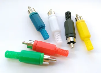 100 pcs Solder RCA Plug Male Audio Video Adapter Connector 6 Colors
100 pcs Solder RCA Plug Male Audio Video Adapter Connector 6 Colors