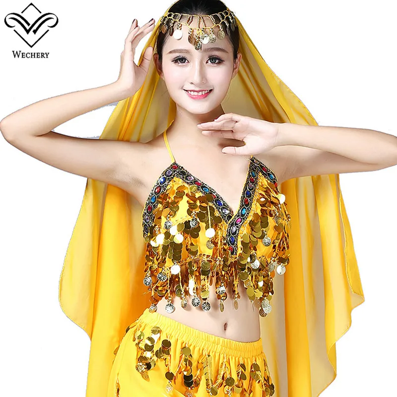 Wechery Sexy Belly Dance Bra Oriental Women Sequins Beading Dancing Tops Halter Spaghetti Strap Shinny Bras for Bellydance 2018
Wechery Sexy Belly Dance Bra Oriental Women Sequins Beading Dancing Tops Halter Spaghetti Strap Shinny Bras for Bellydance 2018