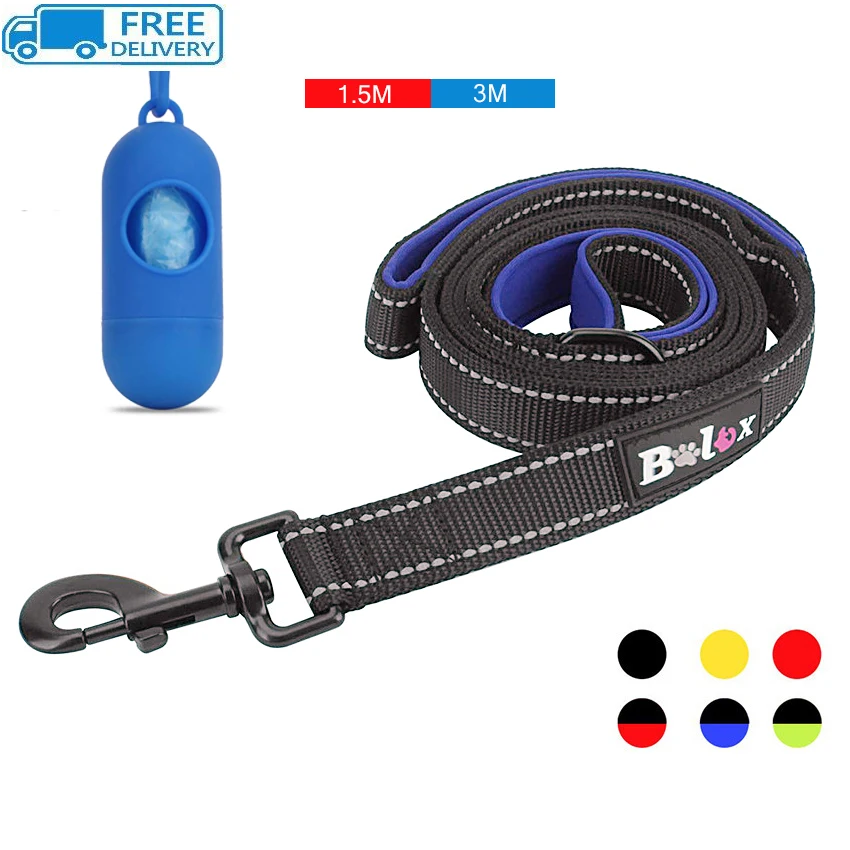 5ft Dog Reflective Leashes with Dispenser Heavy Duty Rope Leash for Large Dog Training Strong Rope Leads for Small Large Dogs K9
5ft Dog Reflective Leashes with Dispenser Heavy Duty Rope Leash for Large Dog Training Strong Rope Leads for Small Large Dogs K9