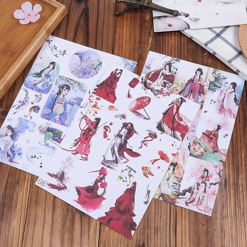 3pc/bag,chinese Ancient Hand Painting Drawing Children Transparent Sticker Pvc Sticker Diary Decoration Scrapbook Boy Girl Gift 
3pc/bag,chinese Ancient Hand Painting Drawing Children Transparent Sticker Pvc Sticker Diary Decoration Scrapbook Boy Girl Gift