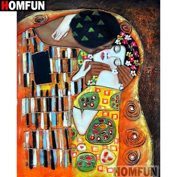 HOMFUN Full Square/Round Drill 5D DIY Diamond Painting "Oil painting couple" 3D Embroidery Cross Stitch 5D Home Decor A13762
HOMFUN Full Square/Round Drill 5D DIY Diamond Painting "Oil painting couple" 3D Embroidery Cross Stitch 5D Home Decor A13762