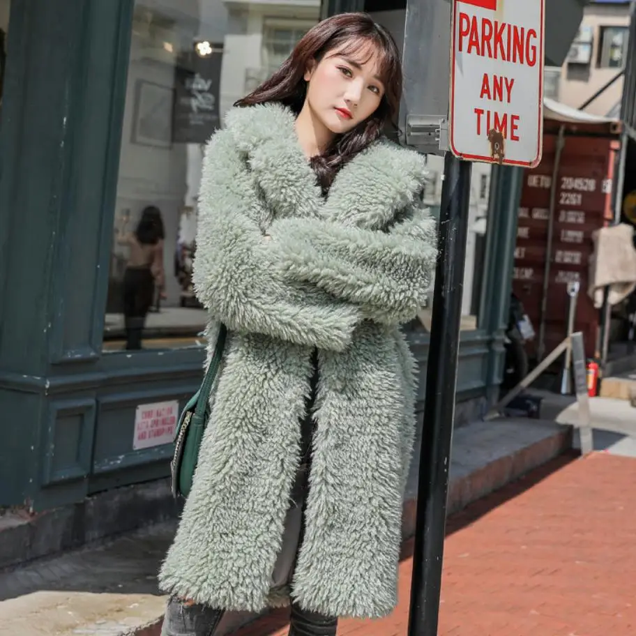 Winter Women's Faux Fur Coat Imitation Fur Jacket Long Sleeve Thicker Warm Luxury Fur Overcoat Fake Fur Oversize Outwear L1754
Winter Women's Faux Fur Coat Imitation Fur Jacket Long Sleeve Thicker Warm Luxury Fur Overcoat Fake Fur Oversize Outwear L1754