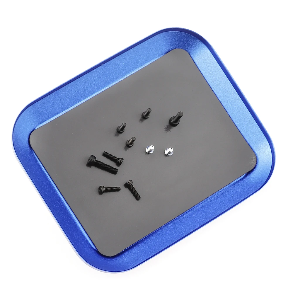 1PC Screw Tray with Magnetic Pad Bolts screws for RC Model Car Cell Phone Repair Screw Tools Sets RC Toys Tool Parts Aluminium
1PC Screw Tray with Magnetic Pad Bolts screws for RC Model Car Cell Phone Repair Screw Tools Sets RC Toys Tool Parts Aluminium