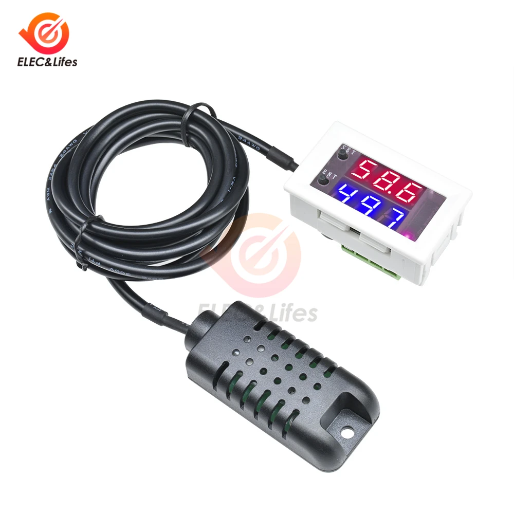 DC 12V 24V 10A W2026C Digital Hygrometer Humidity Meter Real Time led display Hygrometer 1%-99%RH Adjustable Humidity Controller
DC 12V 24V 10A W2026C Digital Hygrometer Humidity Meter Real Time led display Hygrometer 1%-99%RH Adjustable Humidity Controller