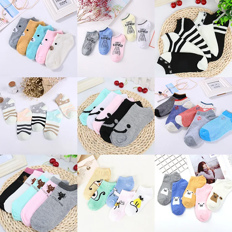 Summer Women Socks Cartoon Cat Bear Cotton Candy Colors Girls Cute Comfortable Casual Breathable Funny Socks Student New High
Summer Women Socks Cartoon Cat Bear Cotton Candy Colors Girls Cute Comfortable Casual Breathable Funny Socks Student New High