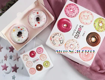 Doughnut Cake box, Cheese Cut cake box. Doughnuts paper Cupcake packaging boxes 100pcs/lot
Doughnut Cake box, Cheese Cut cake box. Doughnuts paper Cupcake packaging boxes 100pcs/lot